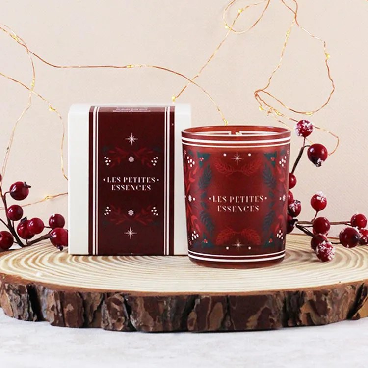 Bougie de No&euml;l - Orange Cannelle